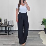 HLAČE 80989 ČRNE - slika 2