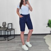 KRATKE HLAČE 22230 3/4 TEMNO MODRE - slika 2