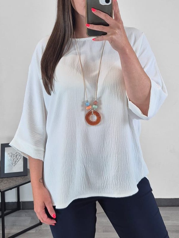 BLUZA 991254 BELA