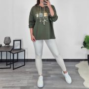 PULOVER 282601 OLIVNA