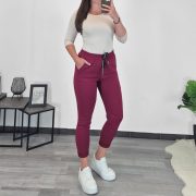 HLAČE 9108 7/8 BORDO - slika 3