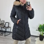PLAŠČ 2537 ČRN