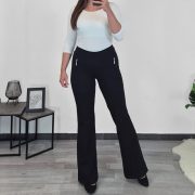 HLAČE NA ZVON LEVI ČRNE