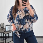 BLUZA 13759 MODRA