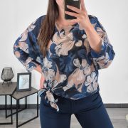 BLUZA 13759 MODRA - slika 2