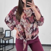 BLUZA 13759 BORDO - slika 2