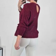 PULOVER 22190 BORDO - slika 2