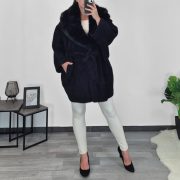 PLAŠČ TR9920 ČRNA - slika 3