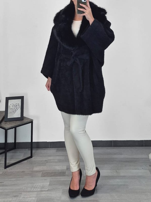 PLAŠČ TR9920 ČRNA