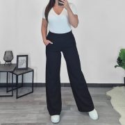 HLAČE 26188 SIHAM ČRNE