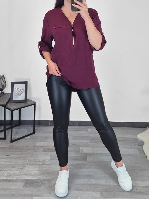 TUNIKA 22060 BORDO