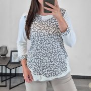 MAJICA LEDA BEŽ ROŽICE