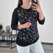 MAJICA LEDA ČRNA ROŽICE - slika 2