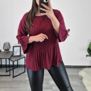 BLUZA 5708 BORDO