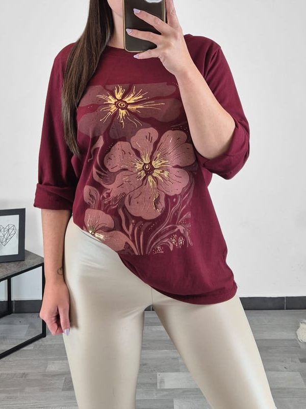 MAJICA 3120 BORDO