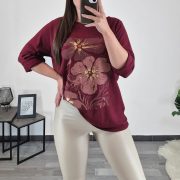 MAJICA 3120 BORDO - slika 2