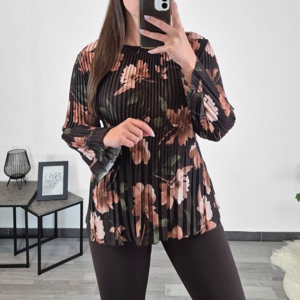 BLUZA 6572 RJAVA