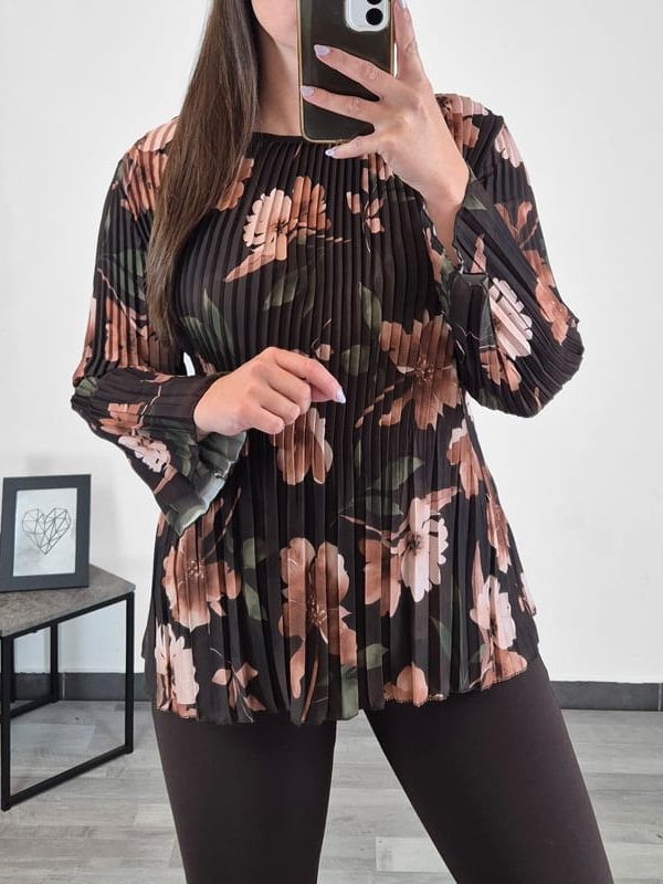 BLUZA 6572 RJAVA
