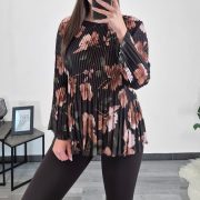 BLUZA 6572 RJAVA - slika 2