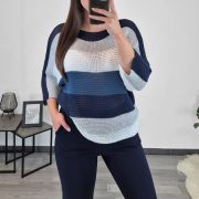 PULOVER 2002 TEMNO MODRA - slika 2