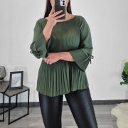 BLUZA 5708 OLIV - slika 2