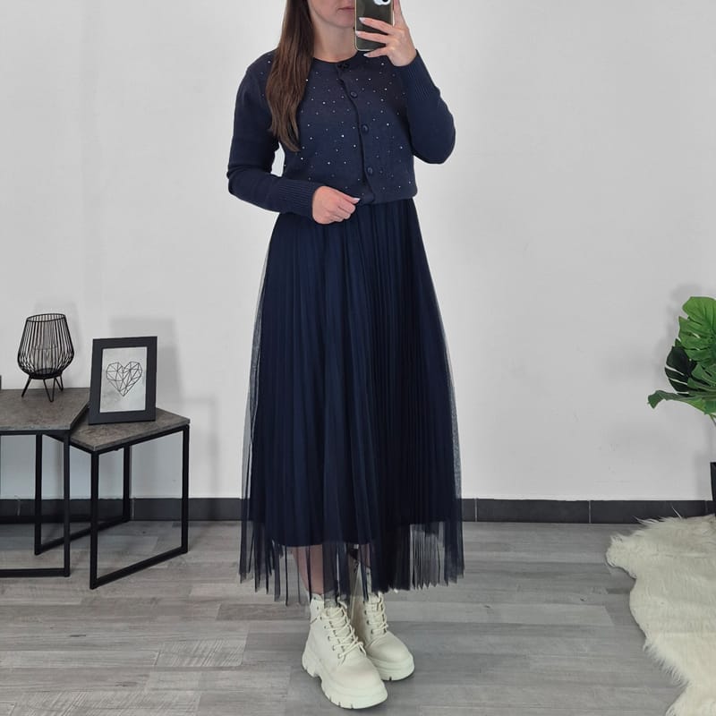 20251016_103700 copy OBLEKA 1253 TEMNO MODRA - slika 1