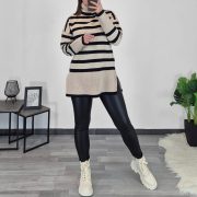 PULOVER Y2056 BEŽ - slika 2