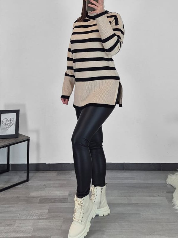 PULOVER Y2056 BEŽ