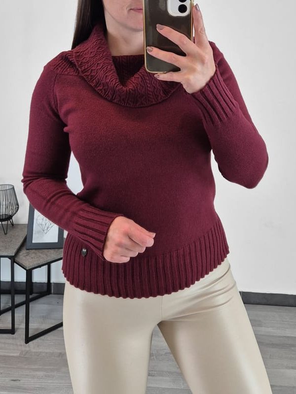 PLETENINA 12063 BORDO