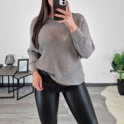 PULOVER 1236 SIVA - slika 2