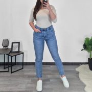 PUSH UP JEANS HLAČE MG6517 - slika 2