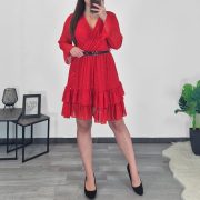 OBLEKA SL7225 RDEČA - slika 2