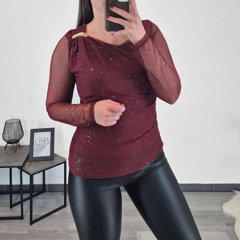 20251118_114735 copy MAJICA 13350 BORDO - slika 1