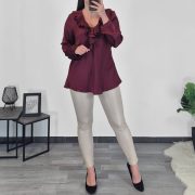 BLUZA 56320 BORDO - slika 2