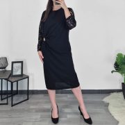 OBLEKA 39182 ČRNA - slika 2