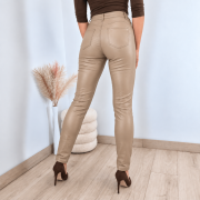 USNJENE PUSH UP HLAČE K7106/3620 BEŽ