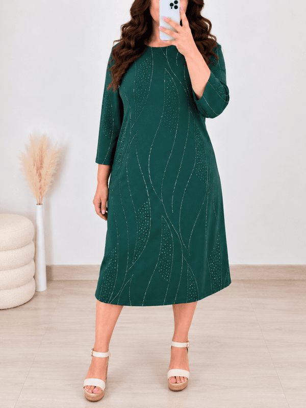 OBLEKA 3945 ZELENA
