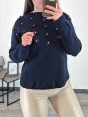 PLETENINA 5731 TEMNO MODRA