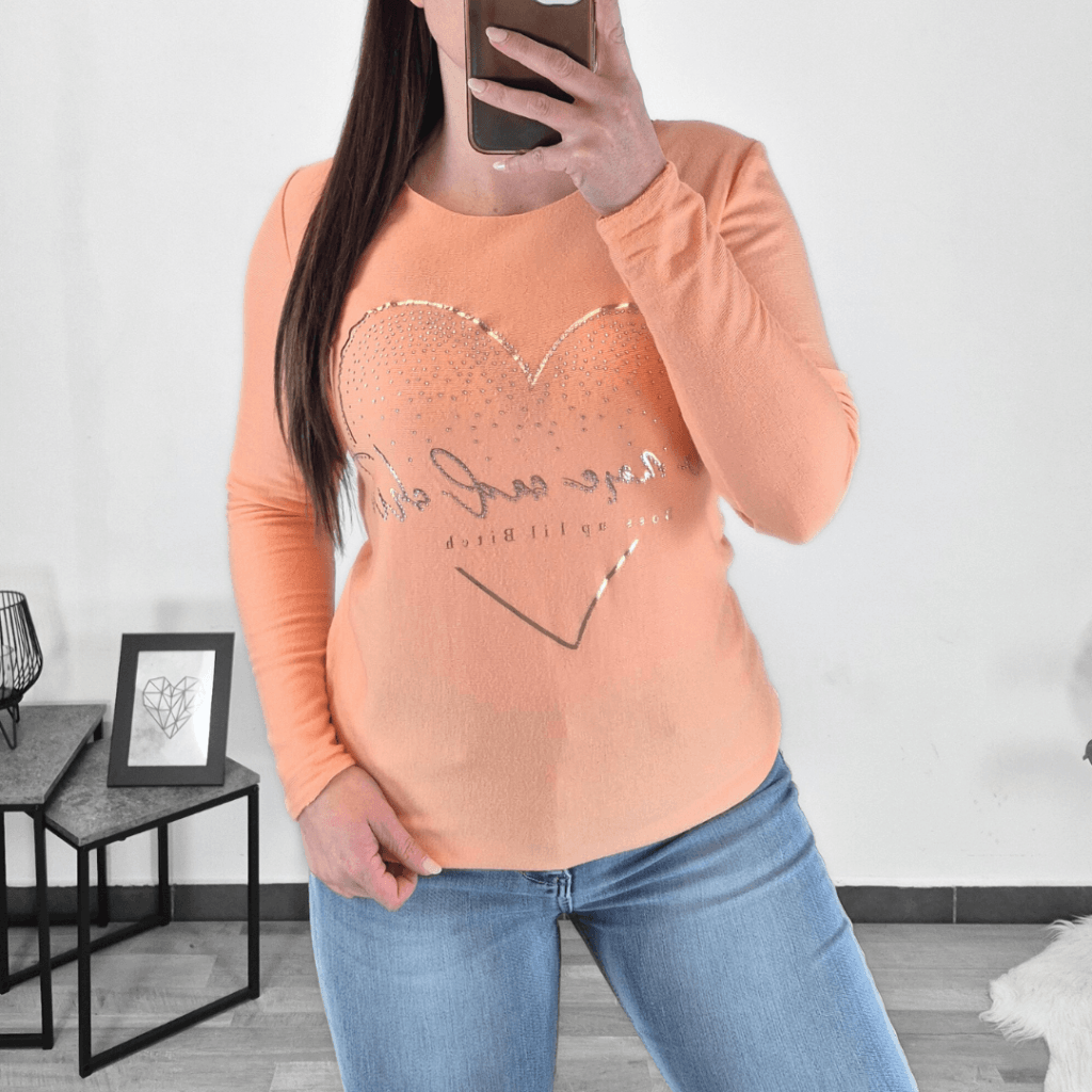 MAJICA 25481 ORANŽNA
