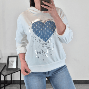 PULOVER 6116 BELA