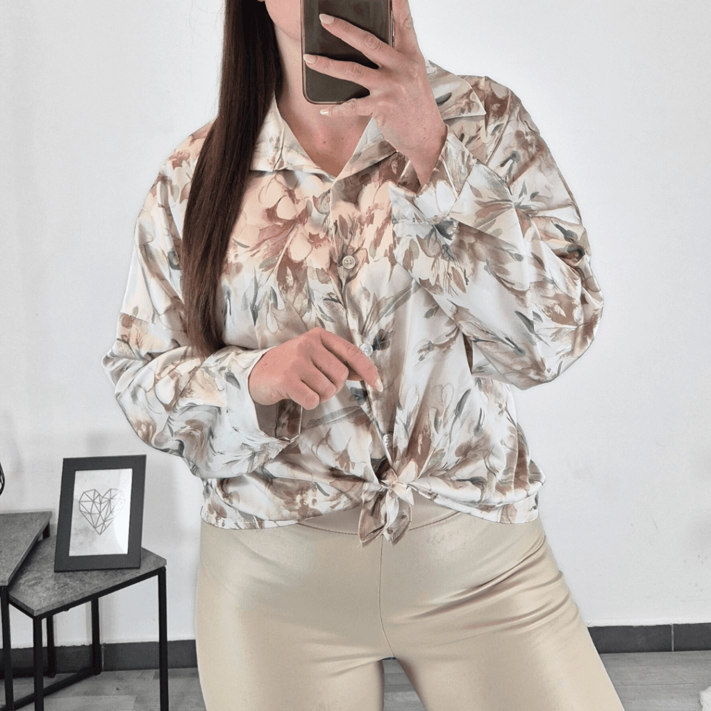BLUZA 6872 BEŽ