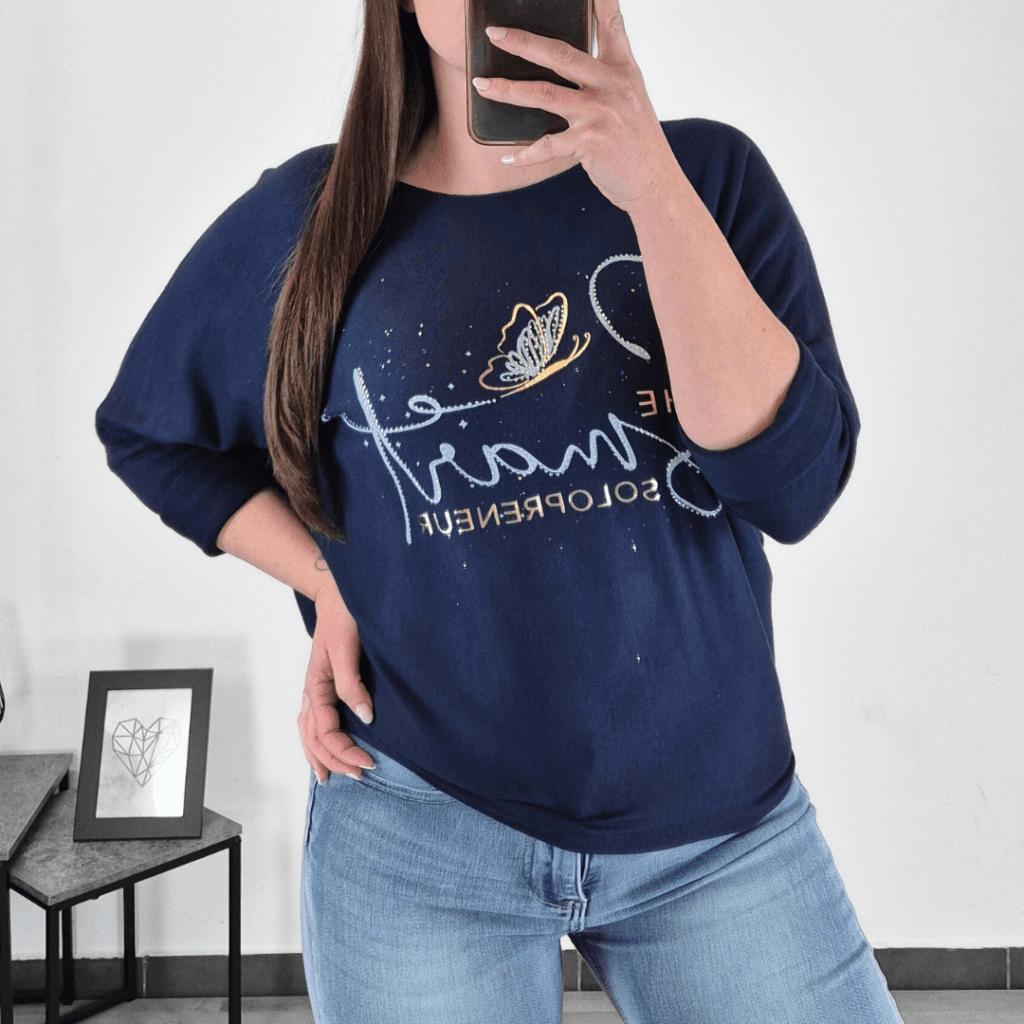 PLETENINA 25411 TEMNO MODRA