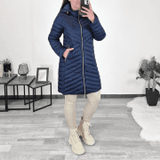 PLAŠČ 2511 TEMNO MODRA