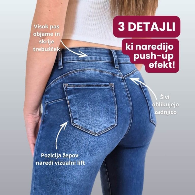PUSH-UP HLAČE za popolno zadnjico - Opsy.si