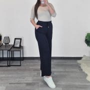 HLAČE 25328 BANU TEMNO MODRE