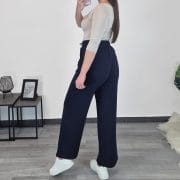 HLAČE 25328 BANU TEMNO MODRE