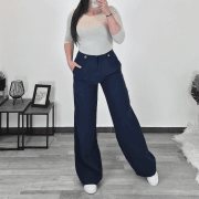 HLAČE CAMELIA MODRE