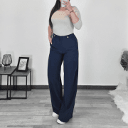 HLAČE CAMELIA TEMNO MODRE