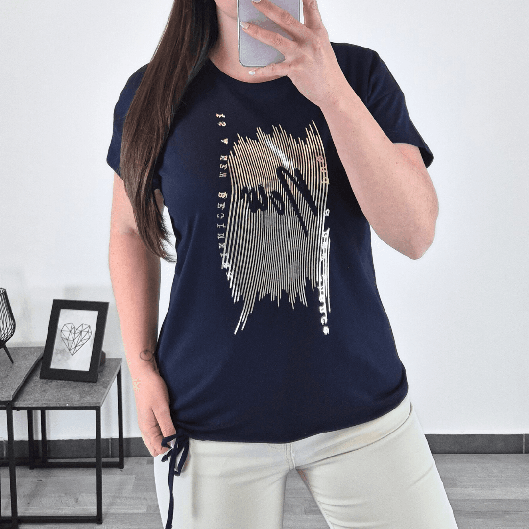 5 MAJICA Kenny.S 672864 TEMNO MODRA