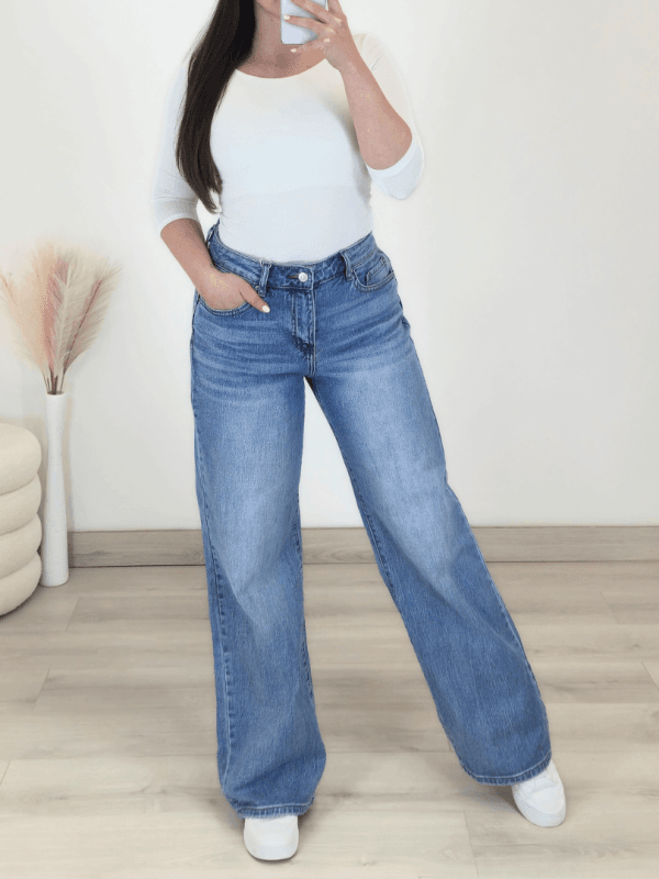PUSH UP JEANS HLAČE L1367